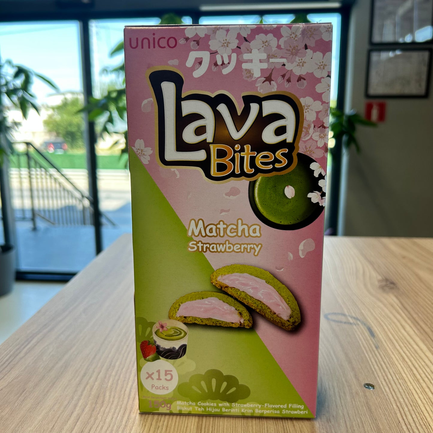 BISCUITI MATCHA LAVA CAPSUN UNICO 150G