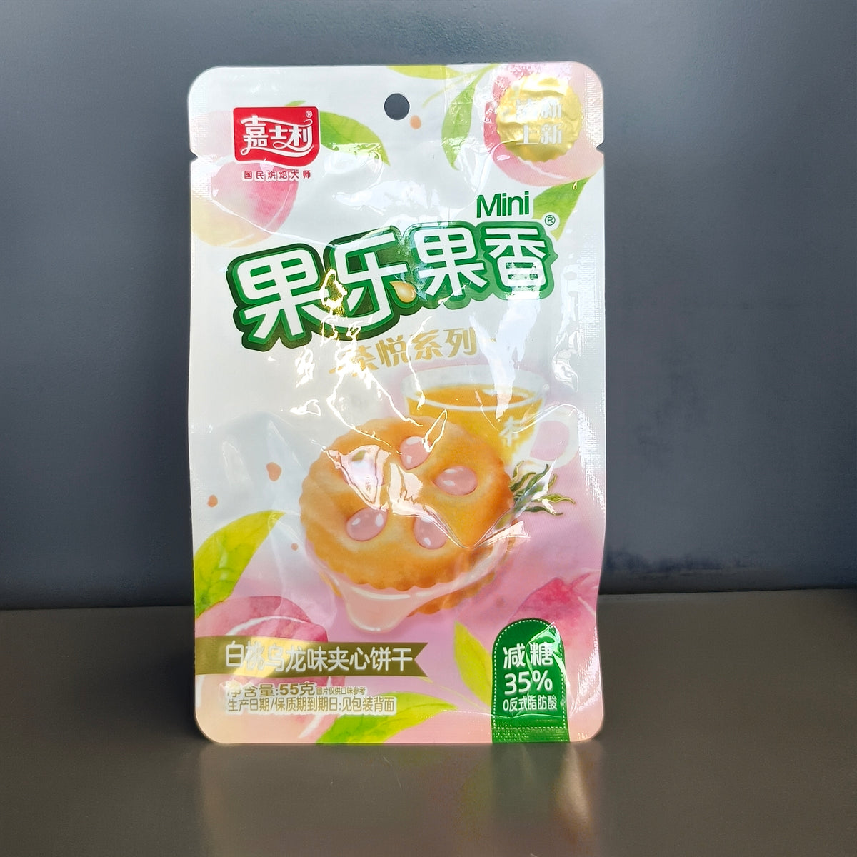BISCUITI PIERSICA OOLONG JSL 55G