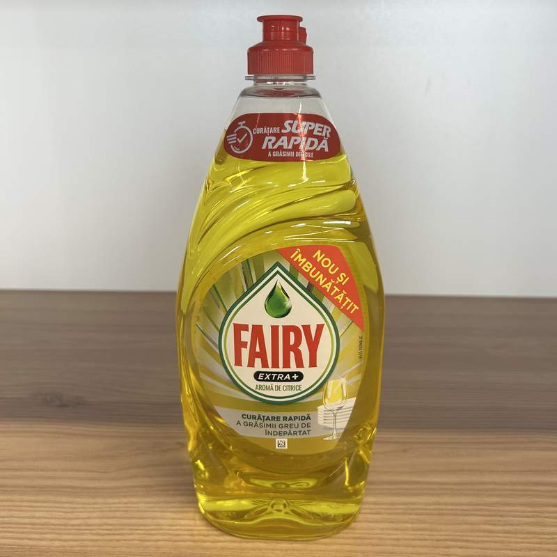 FAIRY EXTRA PLUS DETERGENT VASE LICHID CITRICE 900ML