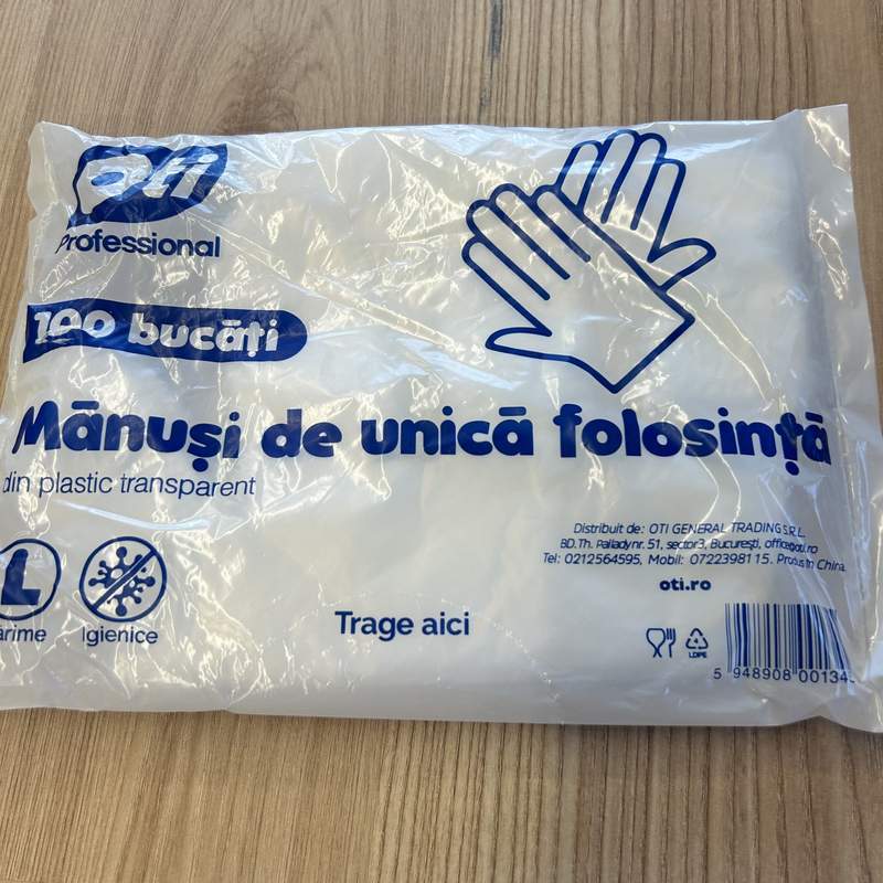 MANUSI UNICA FOLOSINTA,MARIMEA L TRANSPARENT 100BUC/PACHET 170134 OTI