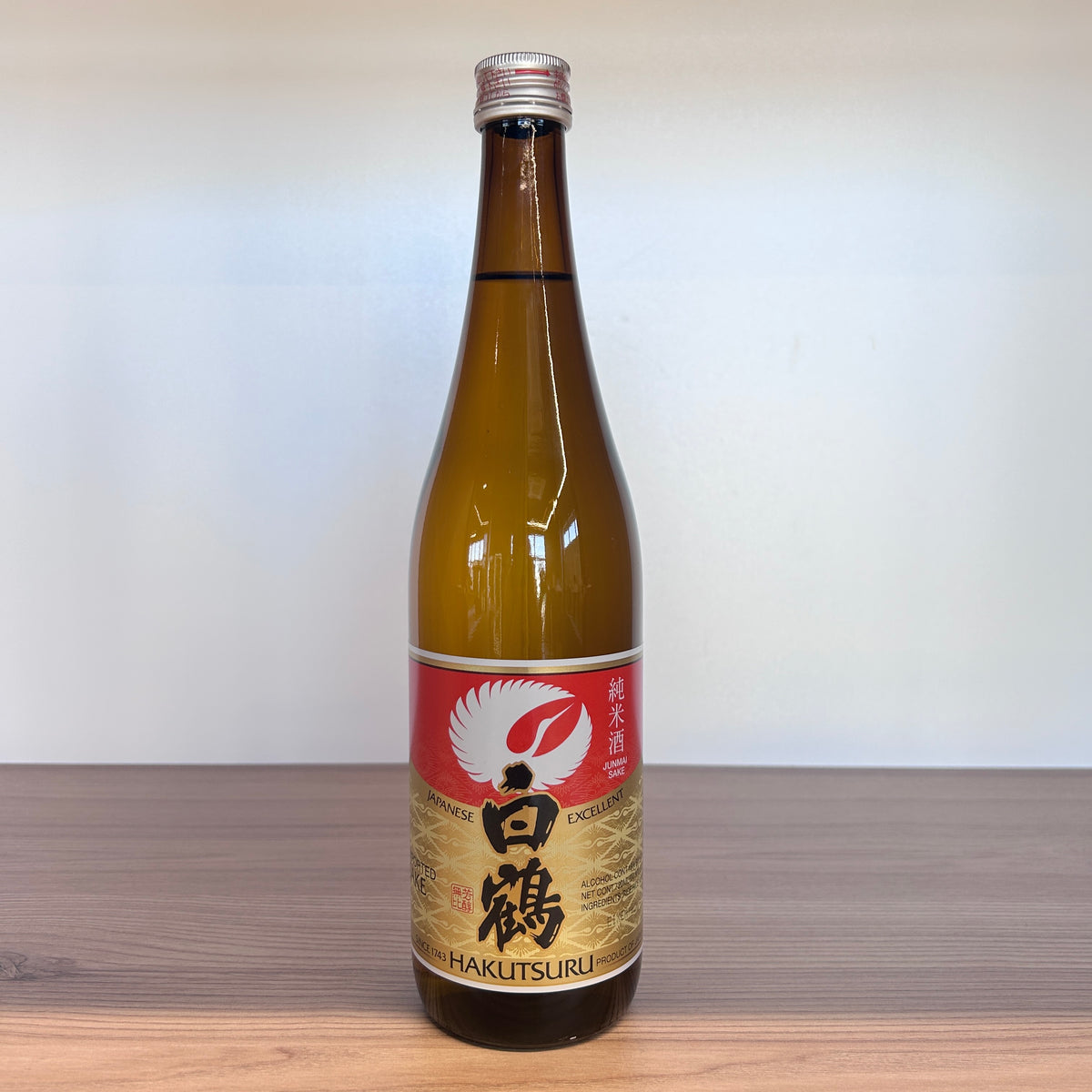 SAKE HAKUTSURU EXCELLENT JUNMAI 0.72L -SGR
