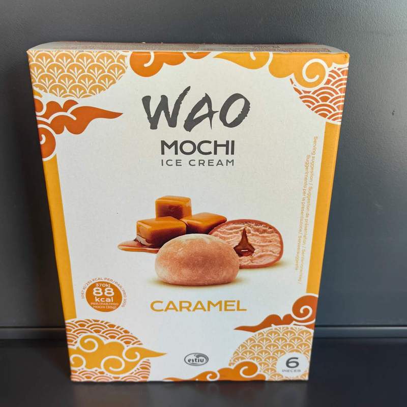 MOCHI ICE CREAM CARAMEL WAO 6PCS