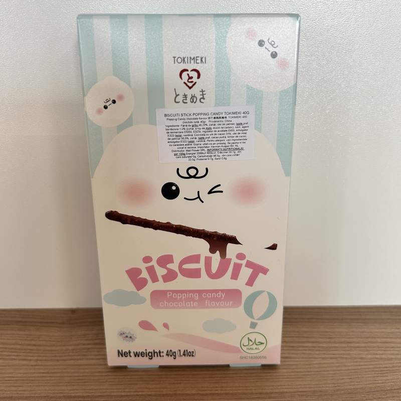 BISCUITI STICK POPPING CANDY TOKIMEKI 40G