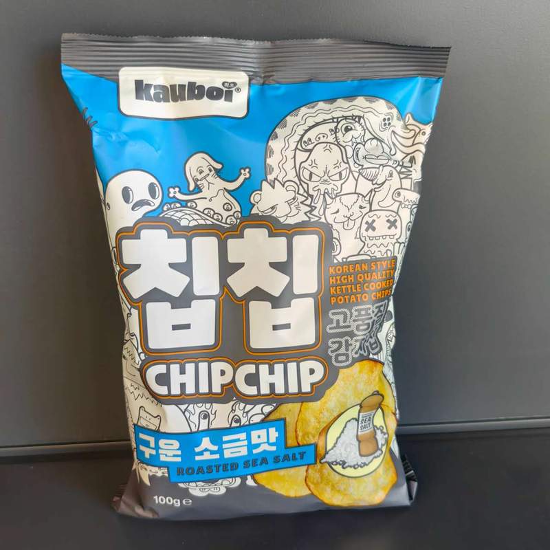 CHIPS KOREAN SEA SALT KAUBOI 100G