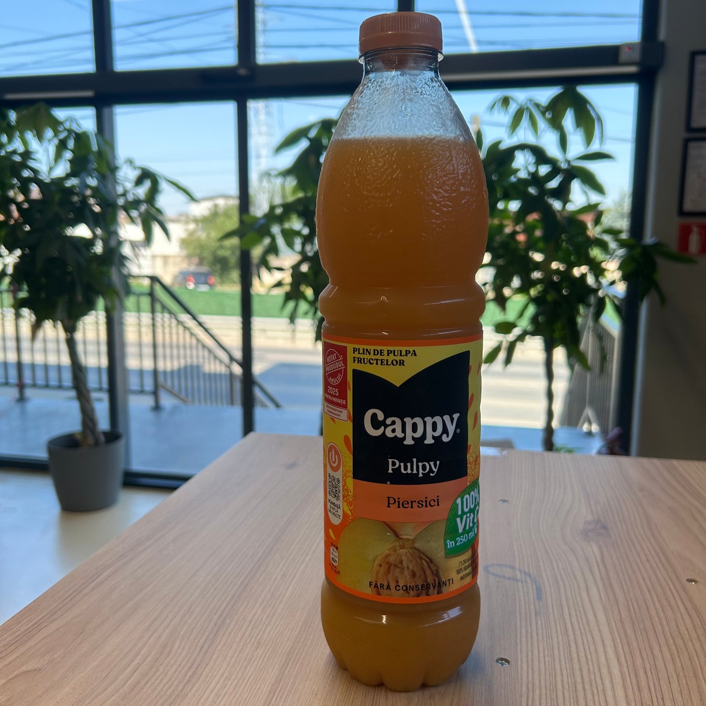 CAPPY PULPY PEACH PET 1.5L -SGR