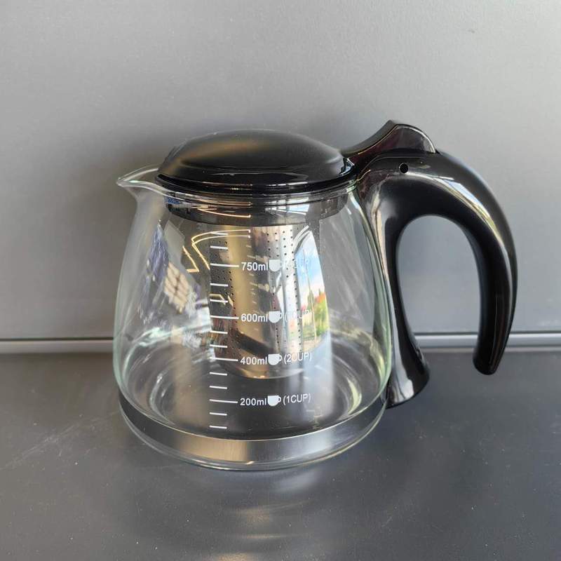 CEAINIC CU INFUZOR STICLA JMH 750ML