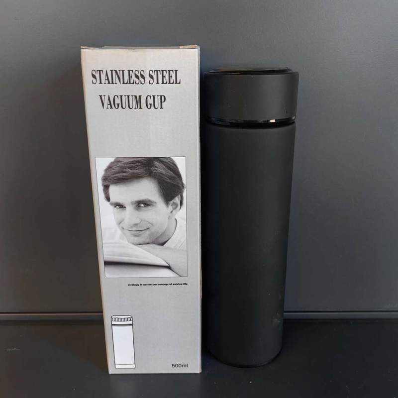 TERMOS STAINLESS STEEL NEGRU SSVG 500ML