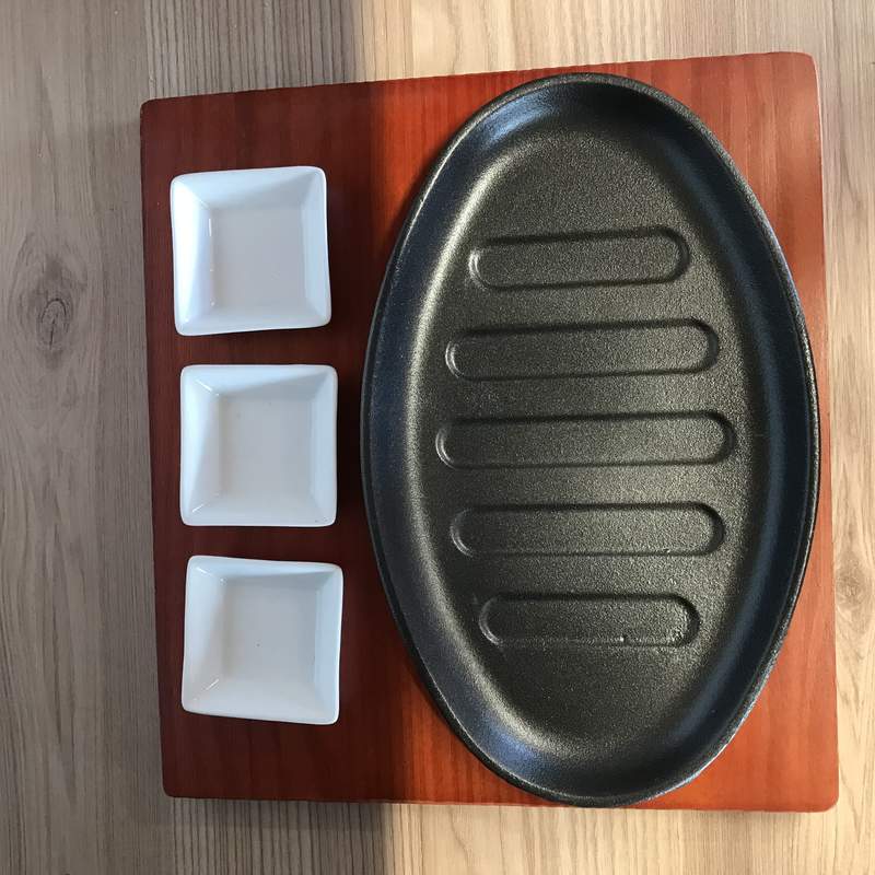 PLITA OVALA 27CM +3 PCS SOSIERA JP-CYX12-SD