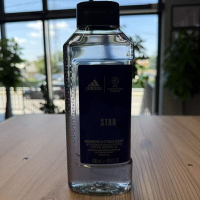ADIDAS GEL DUS 400ML MEN UEFA STAR AROMATIC CITRUS SCENT