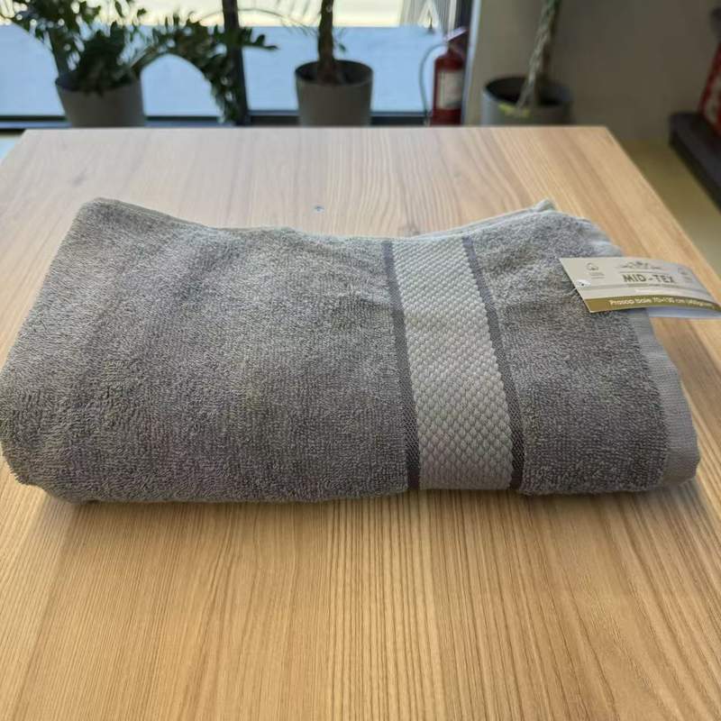 PROSOP BAIE BUMBAC 100% 400GR-GRI 70*130CM 77461GRI MID-TEX