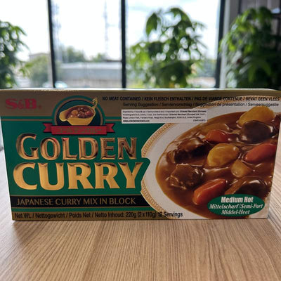 GOLDEN CURRY MEDIUM HOT SB 220G