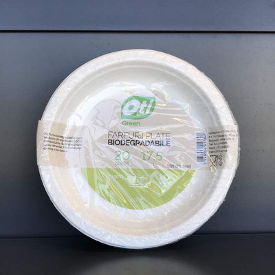 FARFURII PLATE BIODEGRADABILE EN13432 17.5CM 20BUC/SET OTI 091360 FBIO175