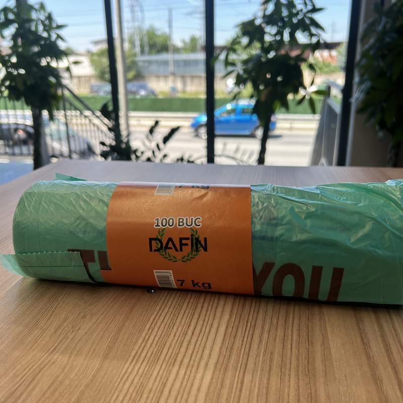 DAFIN PUNGA MAIEU BIODEGRADABILA 100BUC/ROLA 7KG