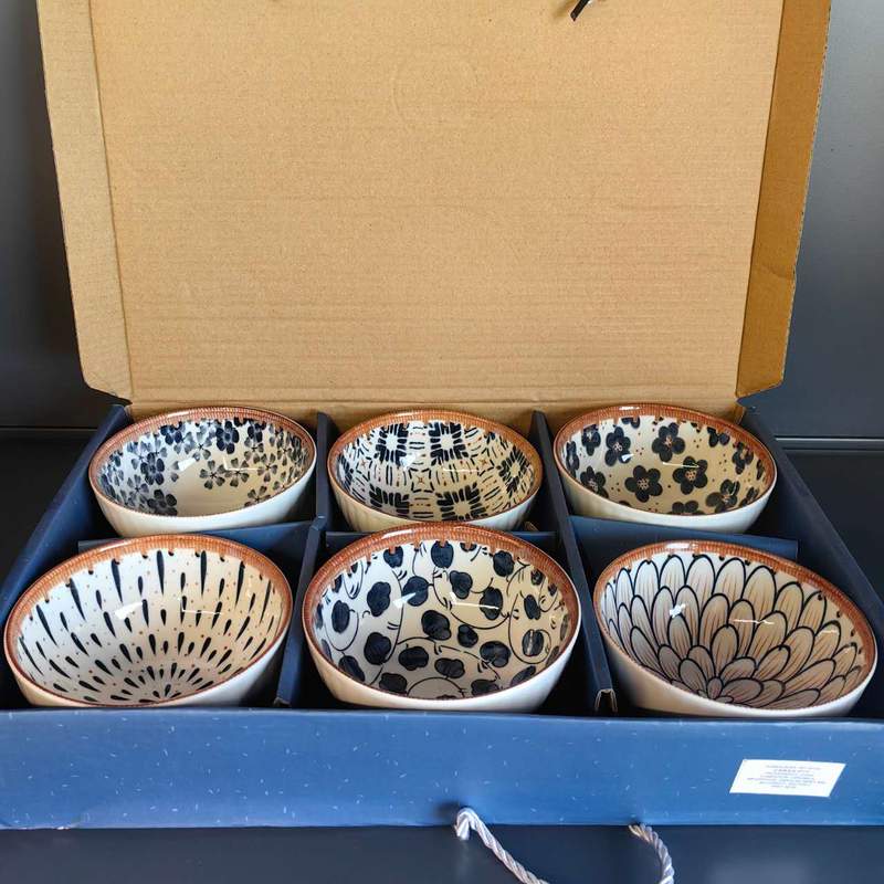 RAMEN BOWL SET 6PCS