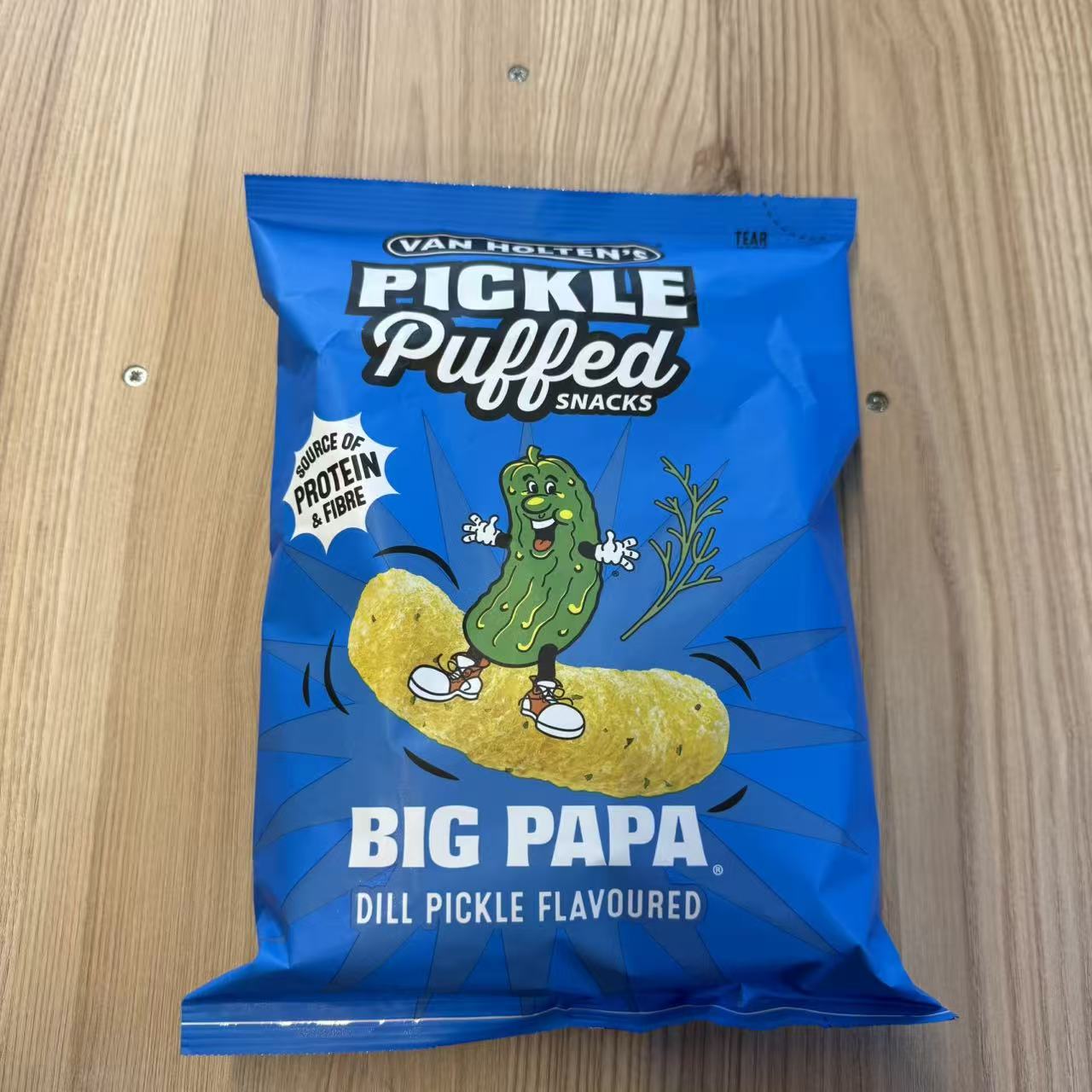 PUFULETI VAN HOLTENS PICKLE PUFFS BIG PAPA 90G