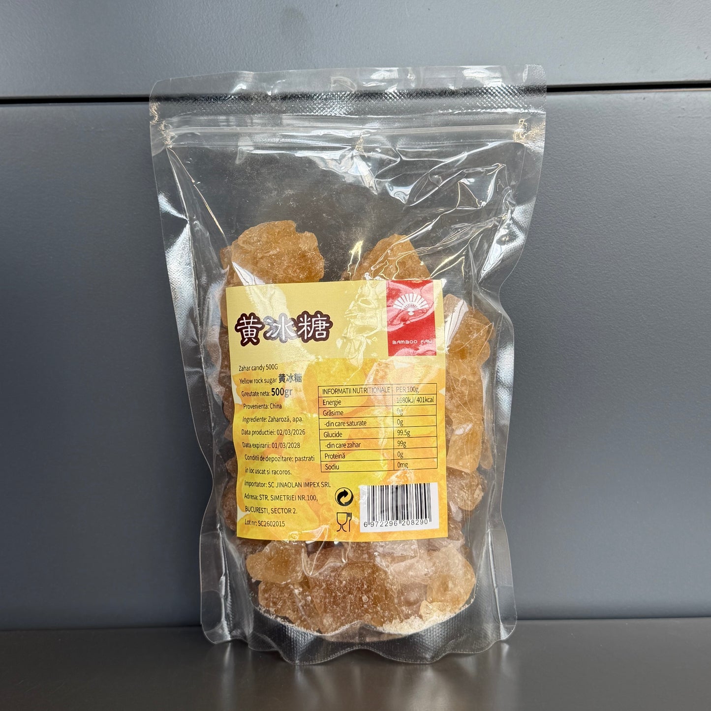 ZAHAR CANDY GALBEN BBFAN 500G