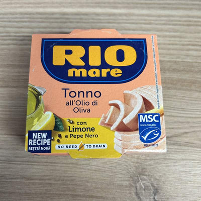 RIO MARE TON ULEI DE MASLINE LAMAIE&PIPER NEGRU 120G