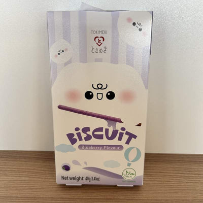 BISCUITI STICK BLUEBERRY TOKIMEKI 40G