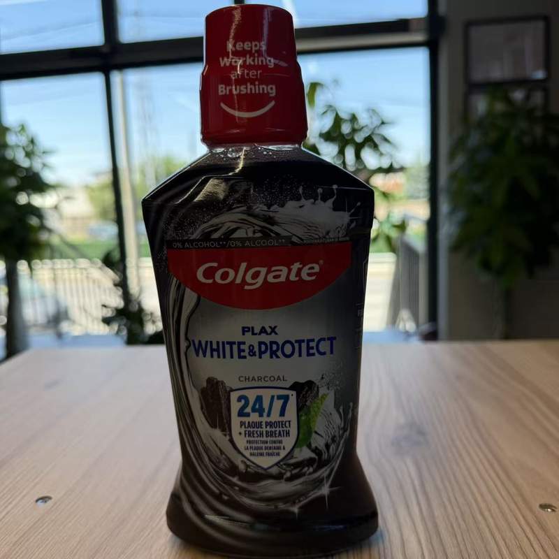 COLGATE APA GURA 500ML PLAX WHITE CHARCOAL