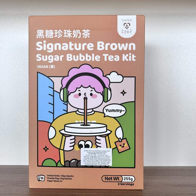 BUBBLE TEA KIT ZAHAR BRUN TOKIMEKI 255G
