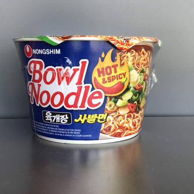 SPAG INST HOT&SPICY BOWL NONGSHIM 100G