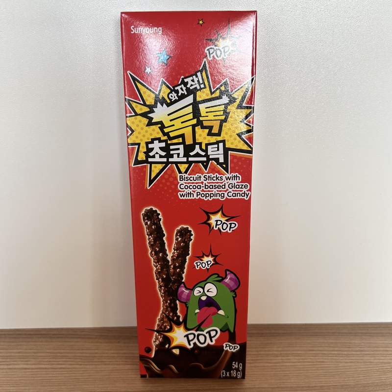 BISCUITI CHOCO POPPING SUNYOUNG 54G