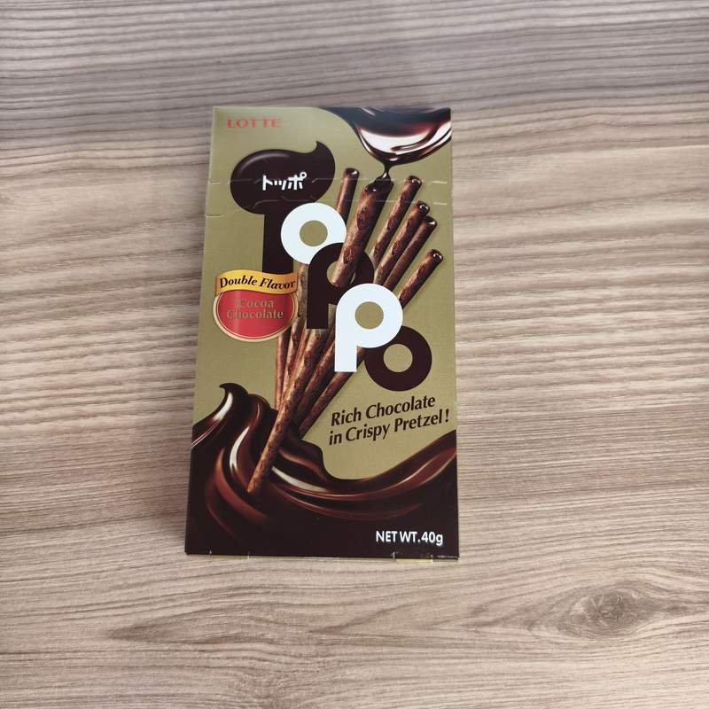 BISCUITI STICKS DOUBLE CHOCO LOTTE 40G