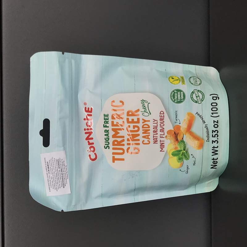 BOMBOANE FARA ZAHAR GHIMBIR SI MENTA CORNICHE 100G