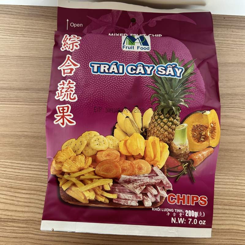 CHIPS FRUCTE MIX FF 200G