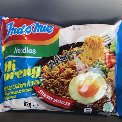 SPAG INST MI GORENG BBQ PUI INDOMIE 82G