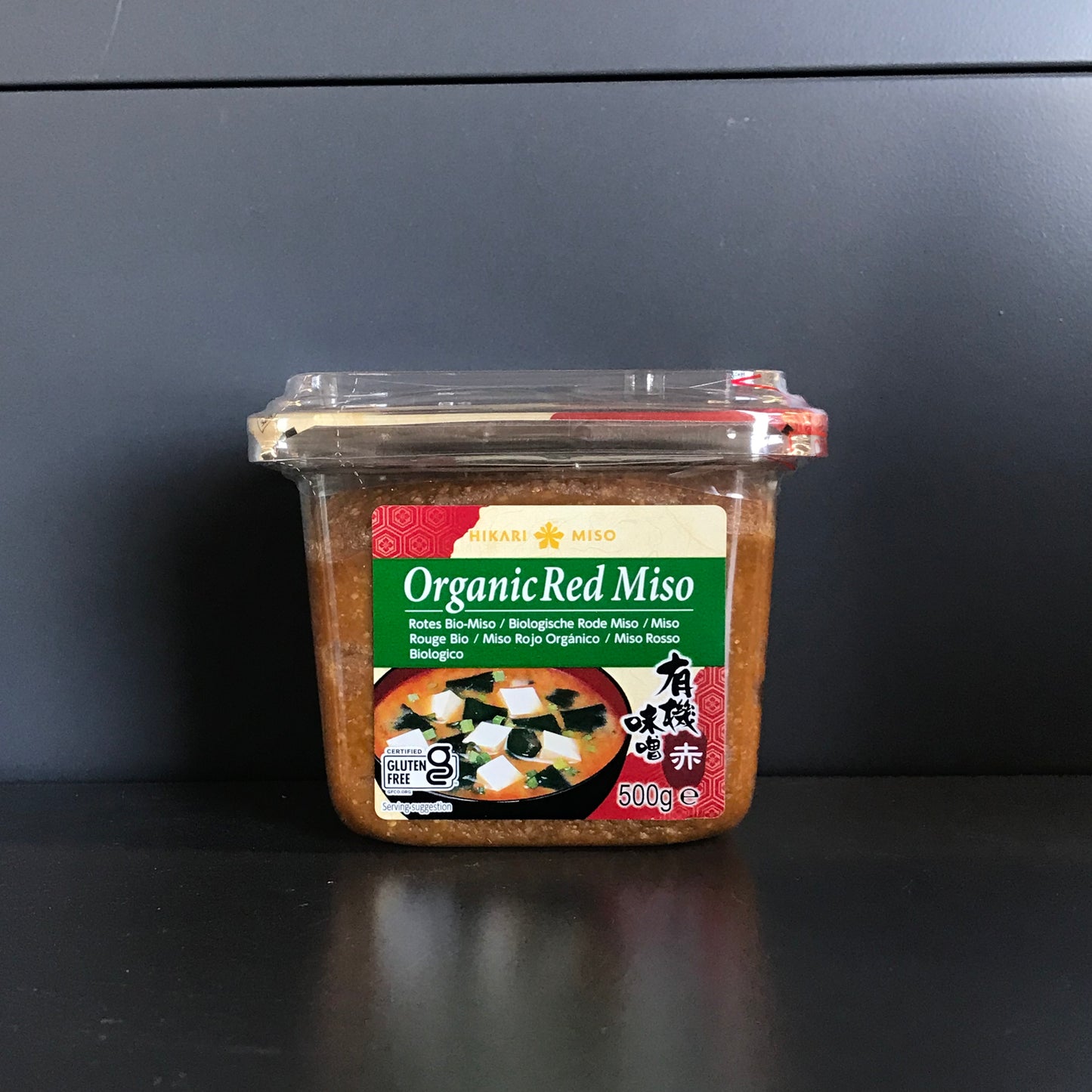 PASTA MISO ROSU ORGANIC HIKARI 500G