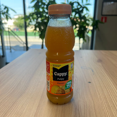 CAPPY PULPY PEACH PET 330ML -SGR